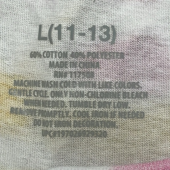 Disney Pride Women's Tie Dye Stitch Tee Shirt. Excellent Condition. Size L. - Picture 8 of 8